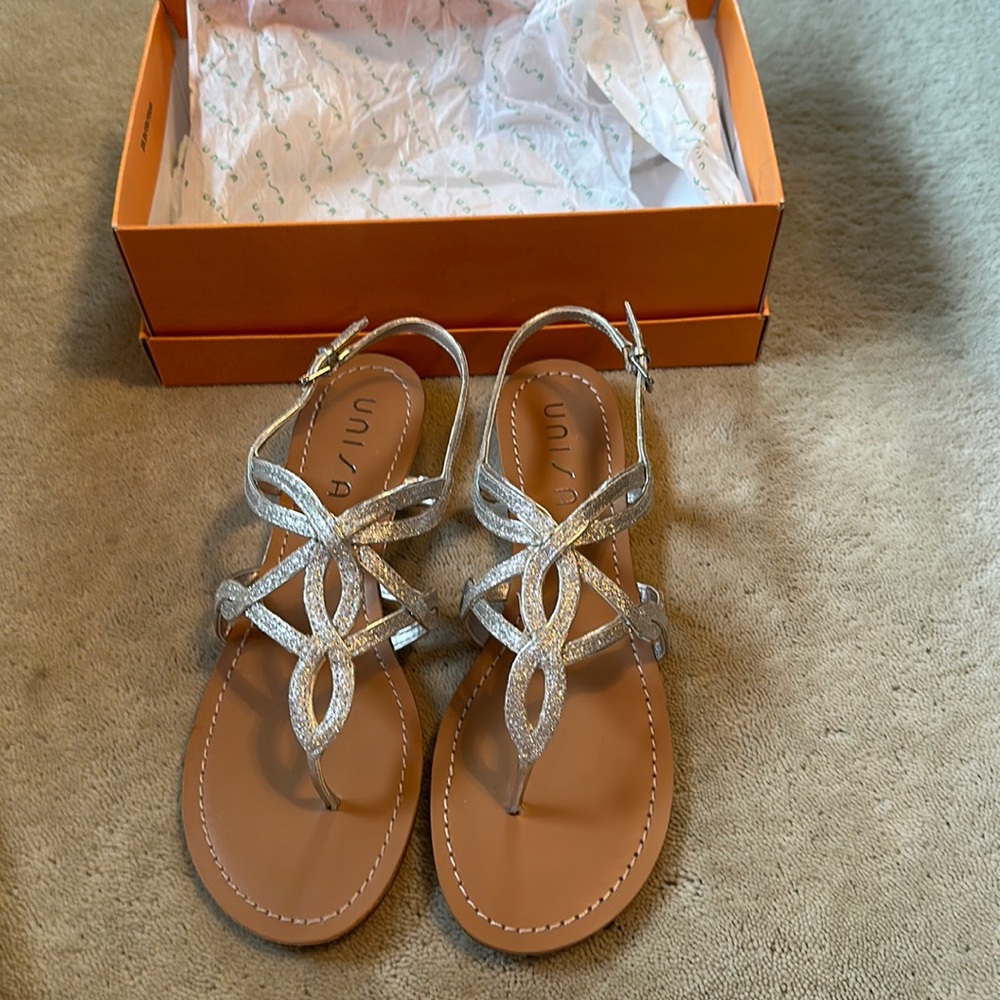 Unisa Silver Sandals